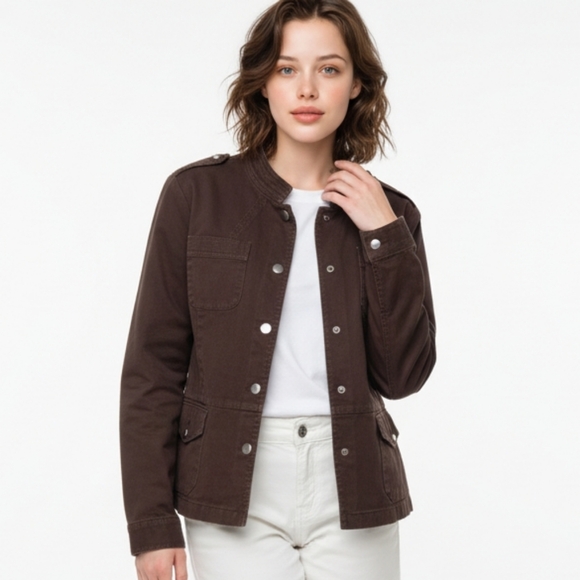 Mossimo Supply Co. Jackets & Blazers - Mossimo Brown Denim Jacket
